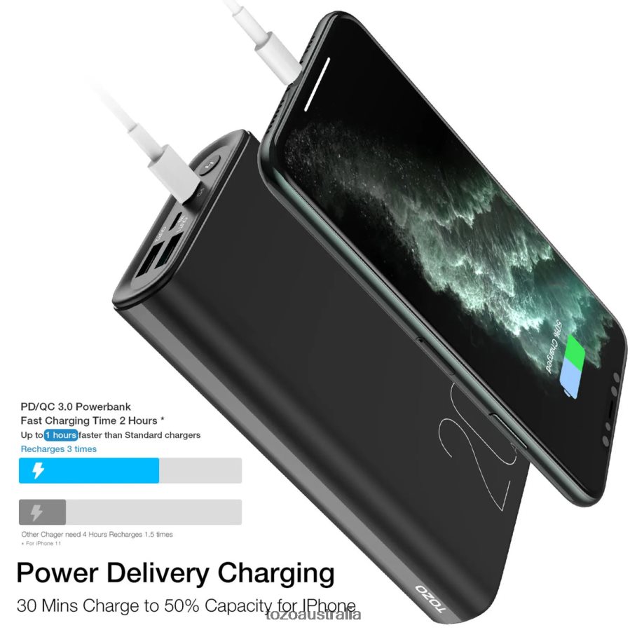 Accessory AU TOZO PB1 Power Bank Black ZZ8428148