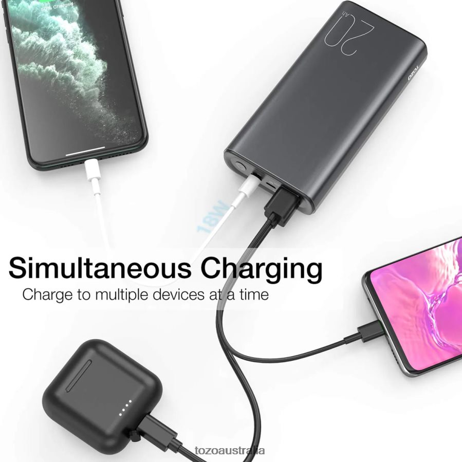 Accessory AU TOZO PB1 Power Bank Gray ZZ8428149