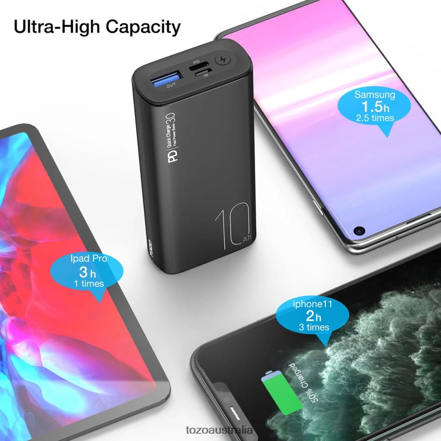 Accessory AU TOZO PB3 Power Bank Gray ZZ8428154