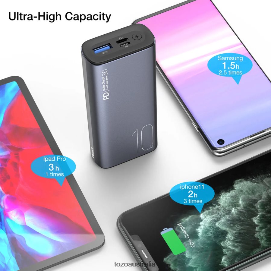 Accessory AU TOZO PB3 Power Bank Green ZZ8428155