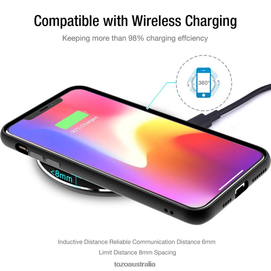 Accessory AU TOZO W3 Wireless Charger Black ZZ8428117