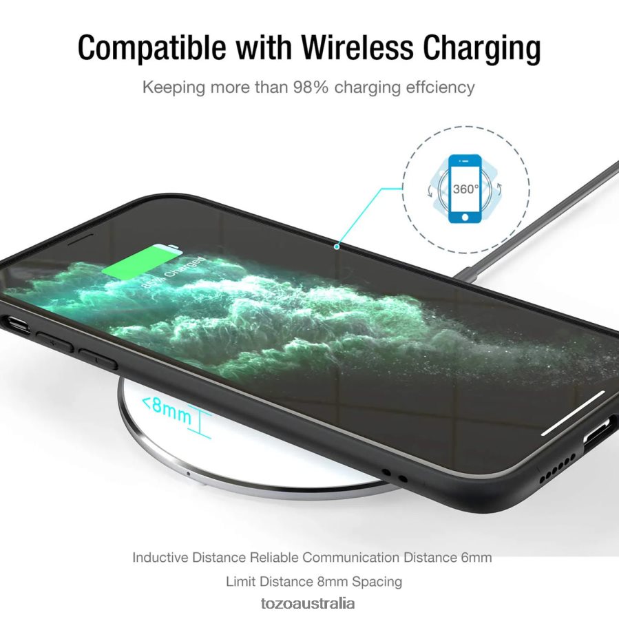 Accessory AU TOZO W3 Wireless Charger Sliver ZZ8428121