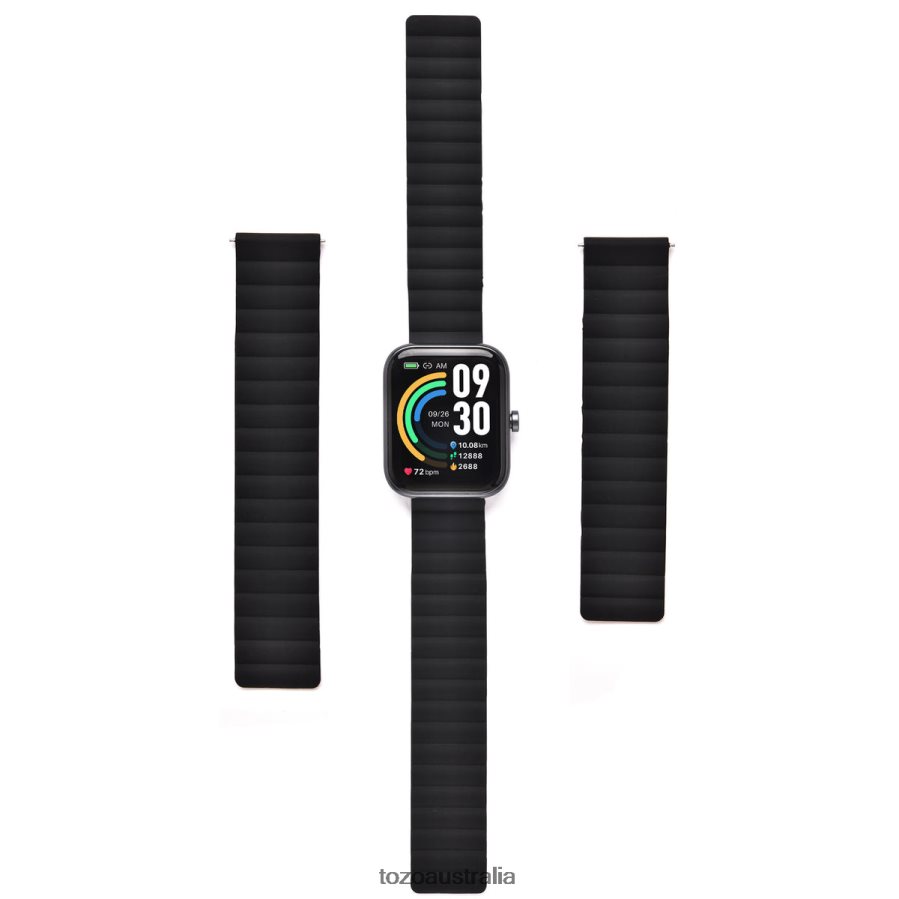 Accessory AU TOZO S2 Smart Watch Magnetic Strap Black ZZ8428163