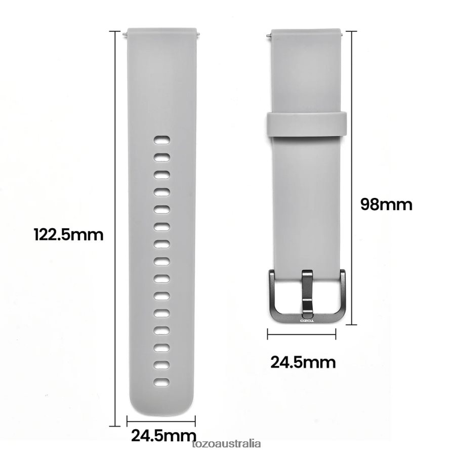 Accessory AU TOZO S2 Smart Watch Strap Space Gray ZZ8428165