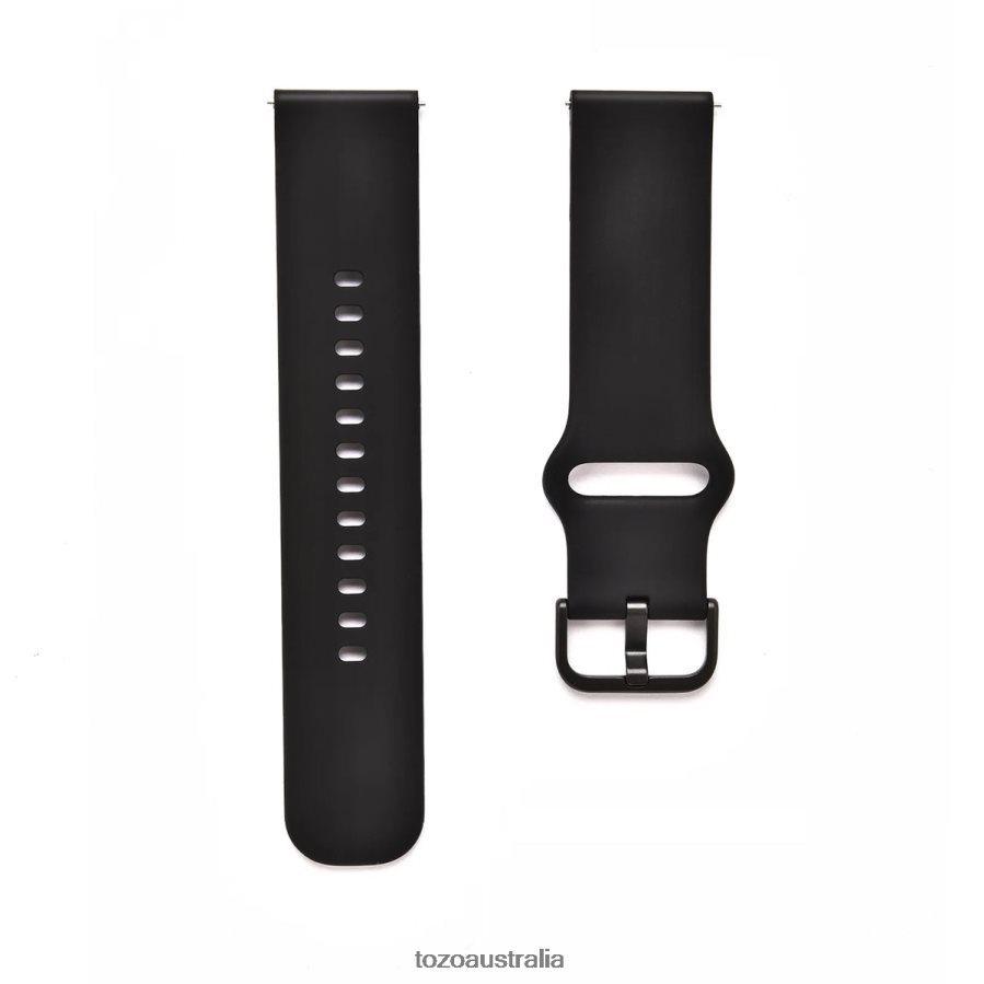 Accessory AU TOZO S3 Smart Watch Perforated Strap Black ZZ8428168