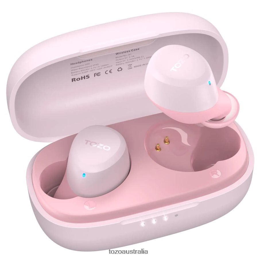 Headphones AU TOZO A1 Pink ZZ842832