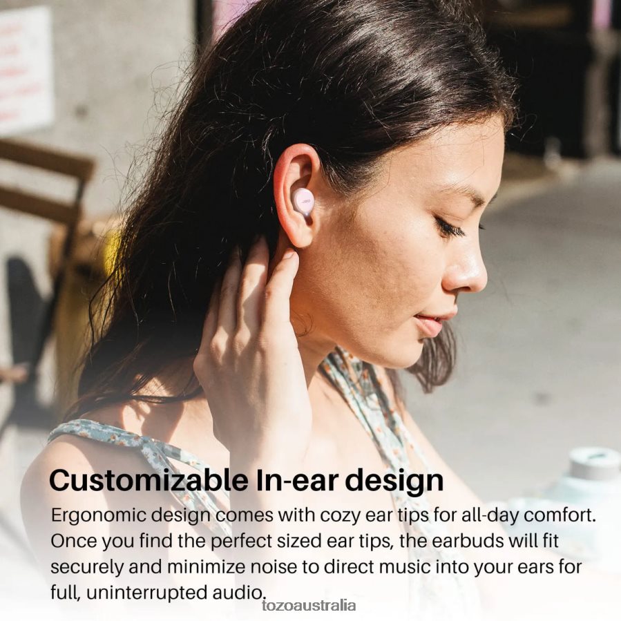 Headphones AU TOZO A1 Pink ZZ842832