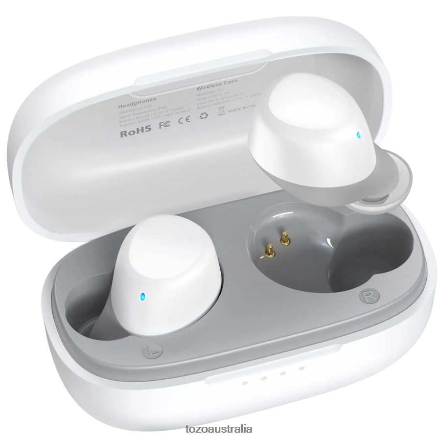 Headphones AU TOZO A1 White ZZ842834