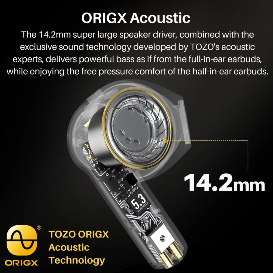 Headphones AU TOZO A3 White ZZ842850