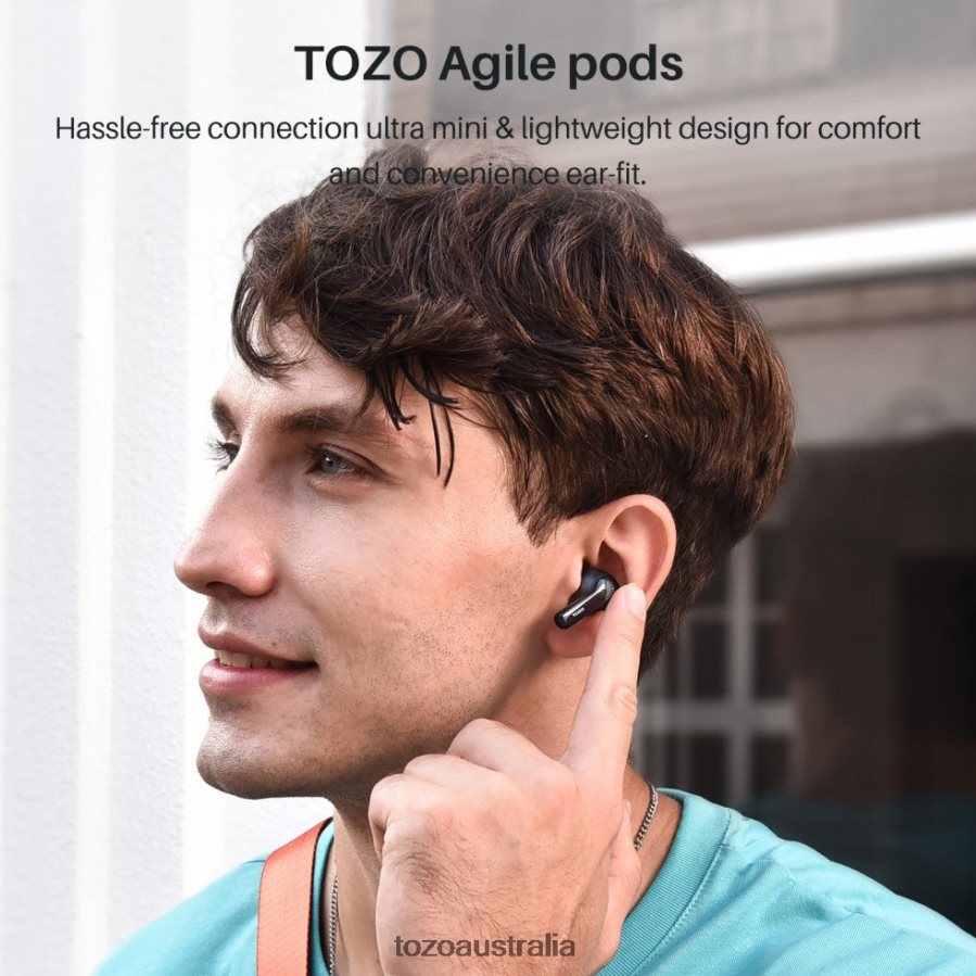 Headphones AU TOZO Agile Pods Black ZZ842858
