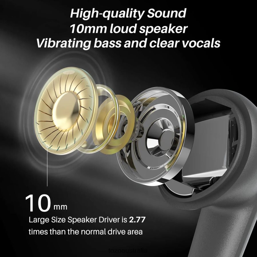 Headphones AU TOZO G1 Blue ZZ842866