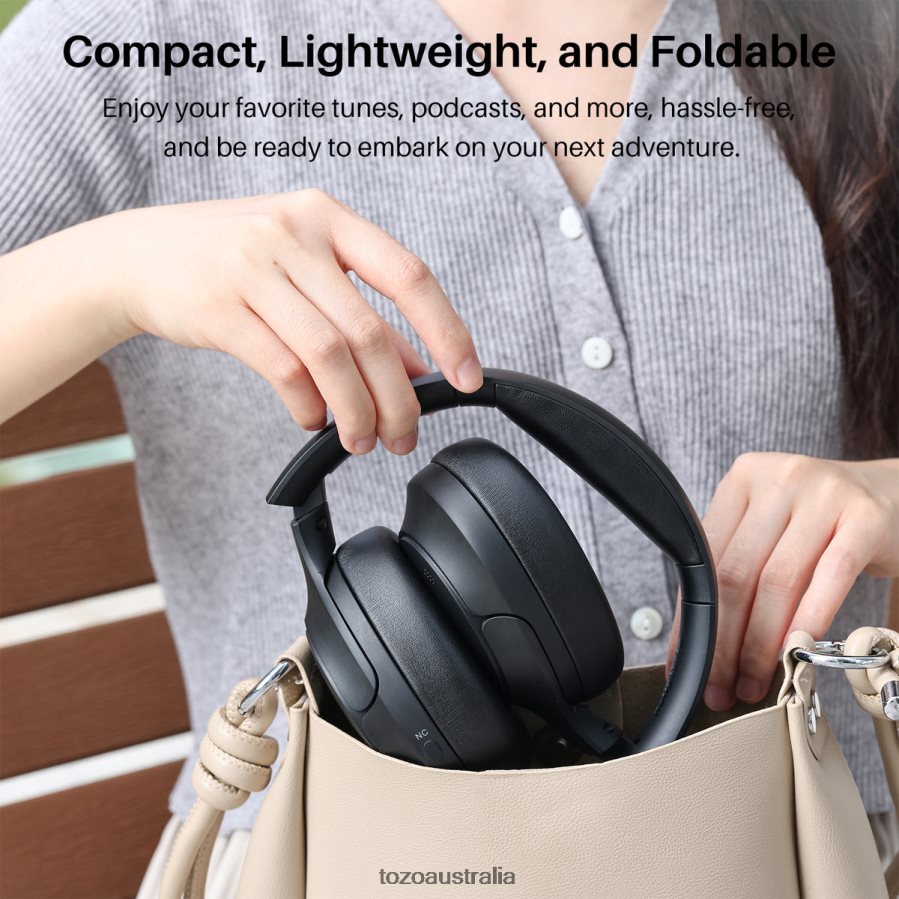 Headphones AU TOZO HT2 White ZZ84287
