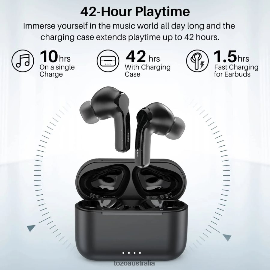 Headphones AU TOZO NC2 Blue ZZ842843