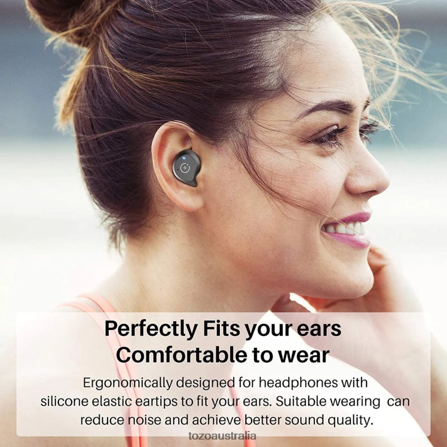 Headphones AU TOZO NC9 Plus Black ZZ842867
