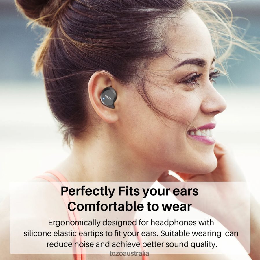 Headphones AU TOZO NC9 Pro Max Black ZZ842868
