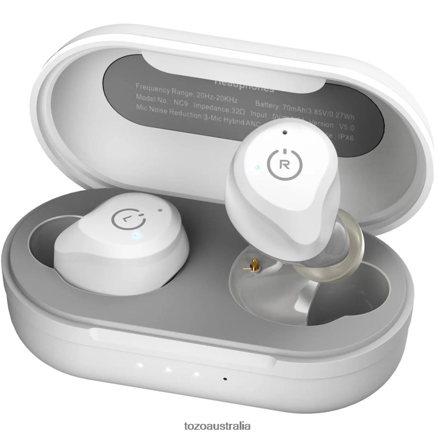 Headphones AU TOZO NC9 White ZZ842810