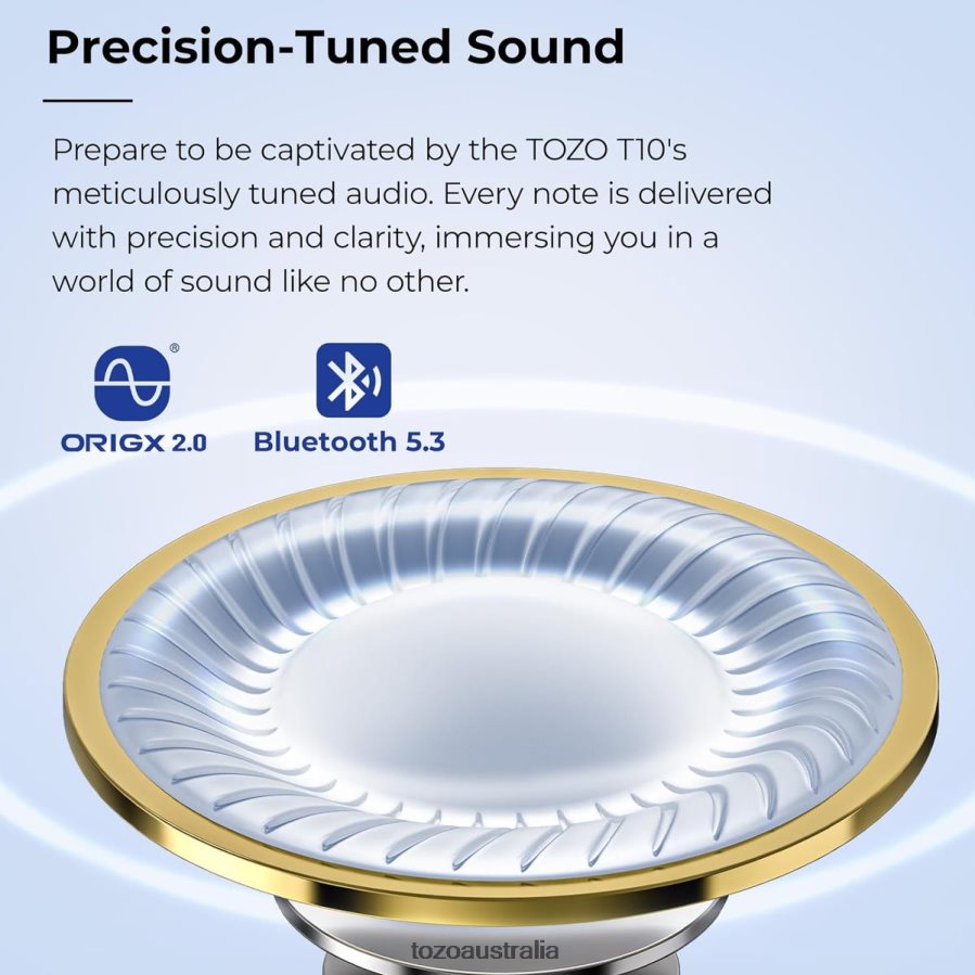 Headphones AU TOZO T10 Ergonomic with APP Edition(2023) ZZ842828