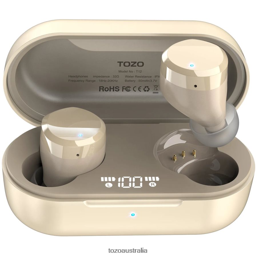 Headphones AU TOZO T12 Champagne ZZ842848