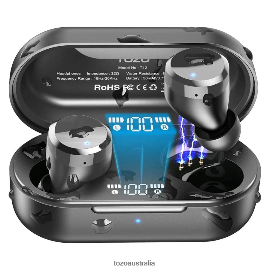 Headphones AU TOZO T12 Dark Black ZZ842845