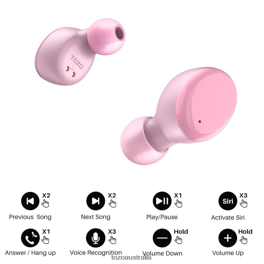 Headphones AU TOZO T6 Sky Blue ZZ842818